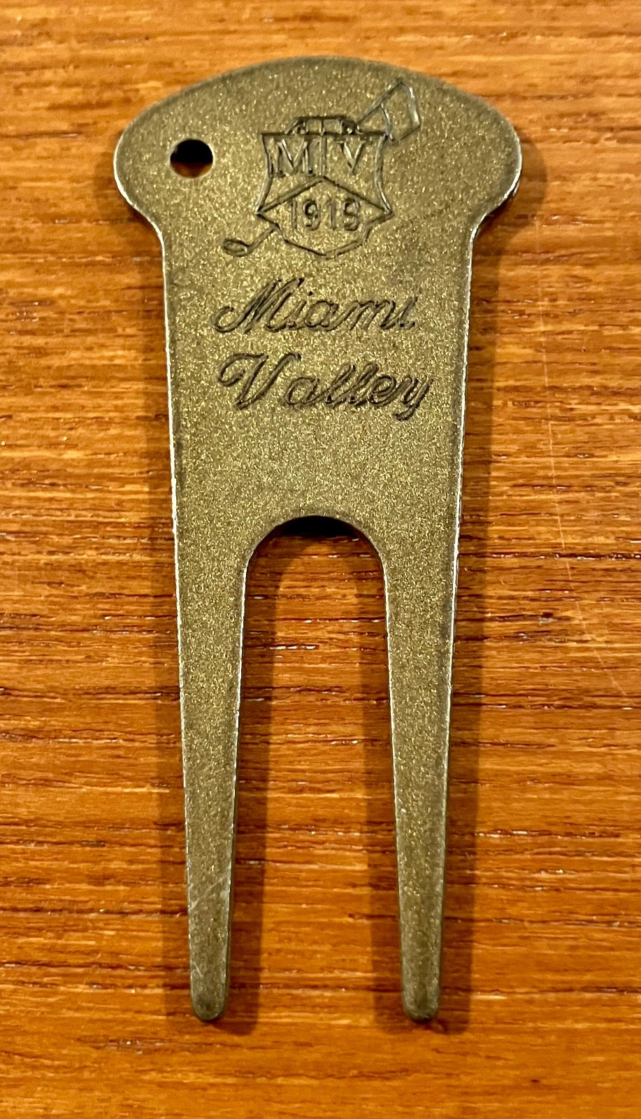 Vintage Miami Valley Golf Club 1919 (Ohio) Logo Golf Ball Mark Divot Repair Tool