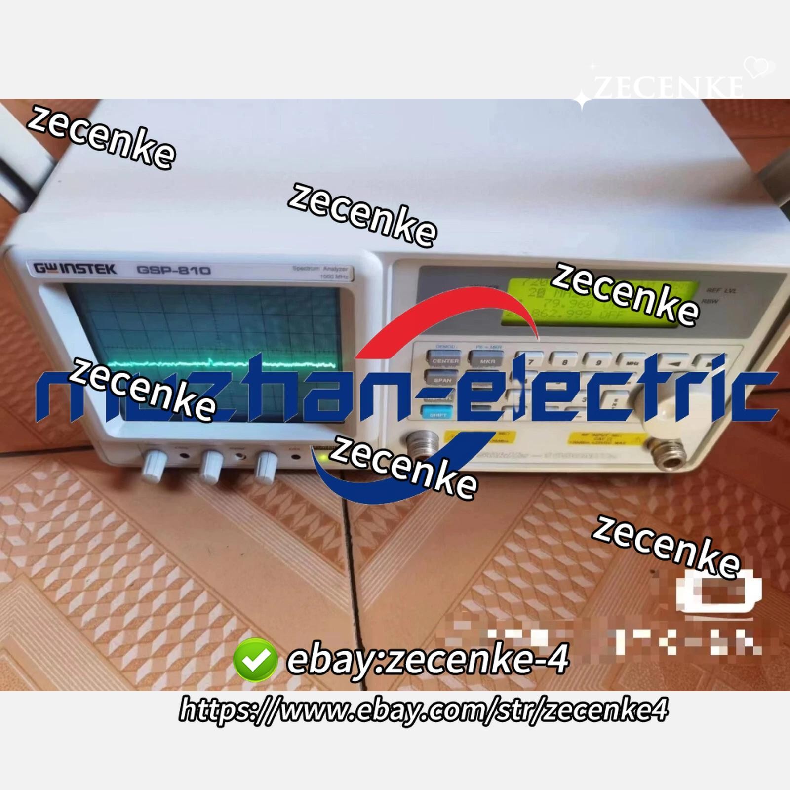 100% Test GW Instek GSP-810 Spectrum Analyzer used 1-Year Warranty