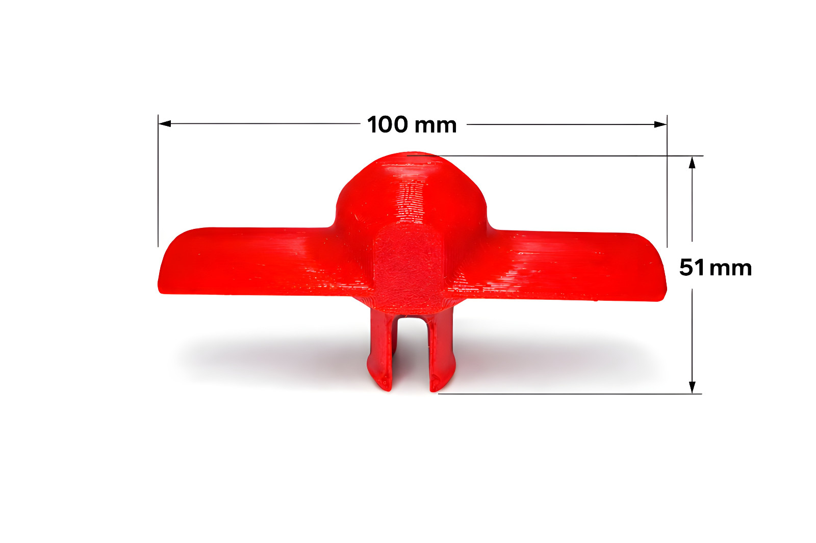Upgraded Agitator for Echo RB-60 Broadcast Spreader - Longer Arms, Improved Flow