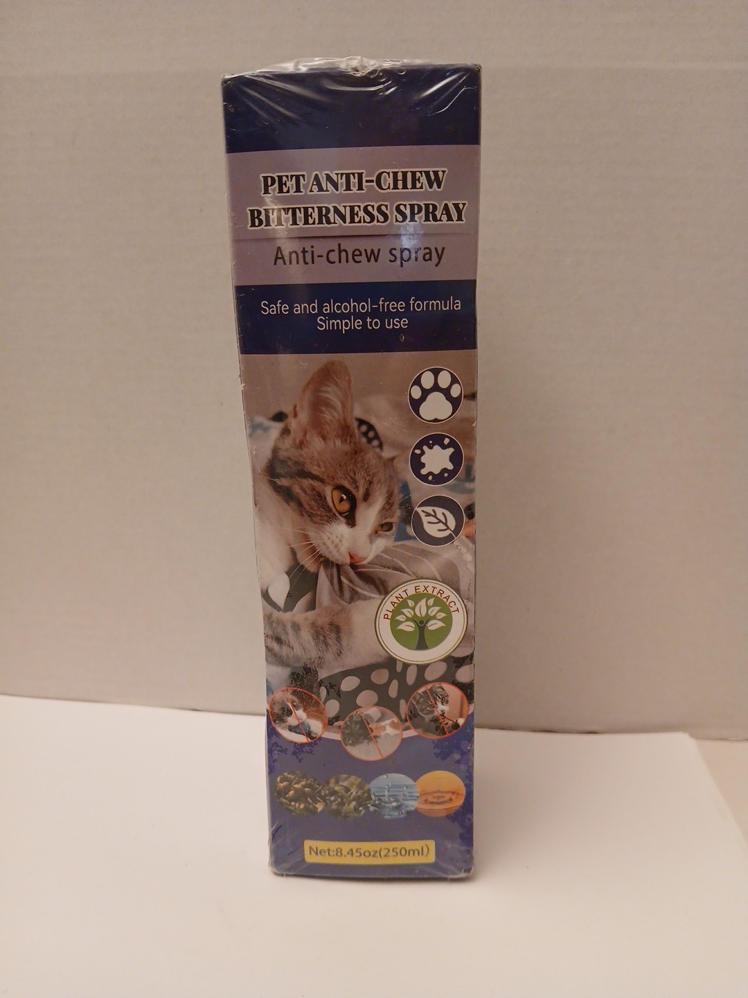 Pet Anti-Chew Bitterness Spray No Chew Spray Cat No Bite Chewing 8.4 oz