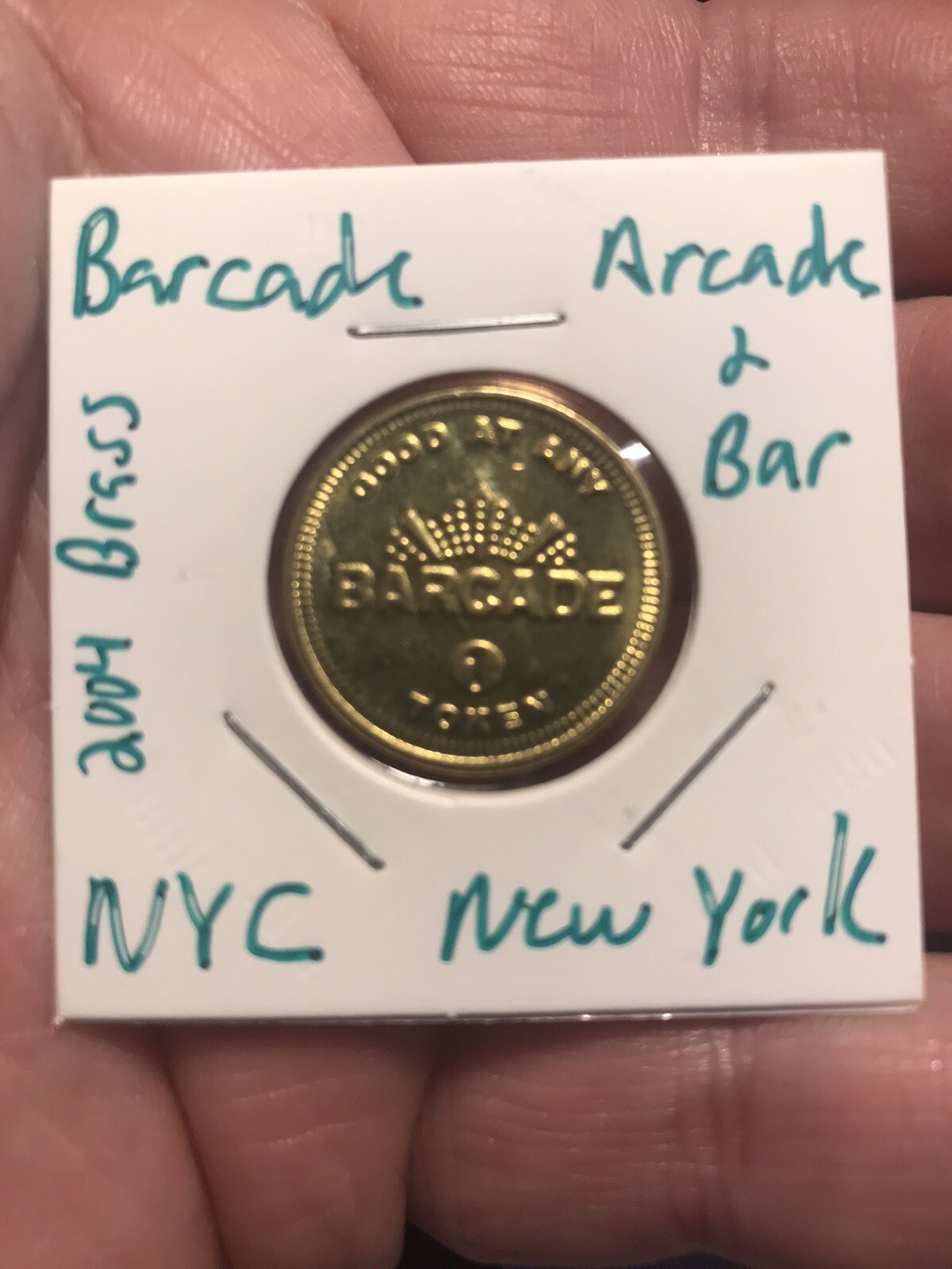 BARCADE Arcade Token, The Original Arcade Bar Est. 2004 No Cash Value