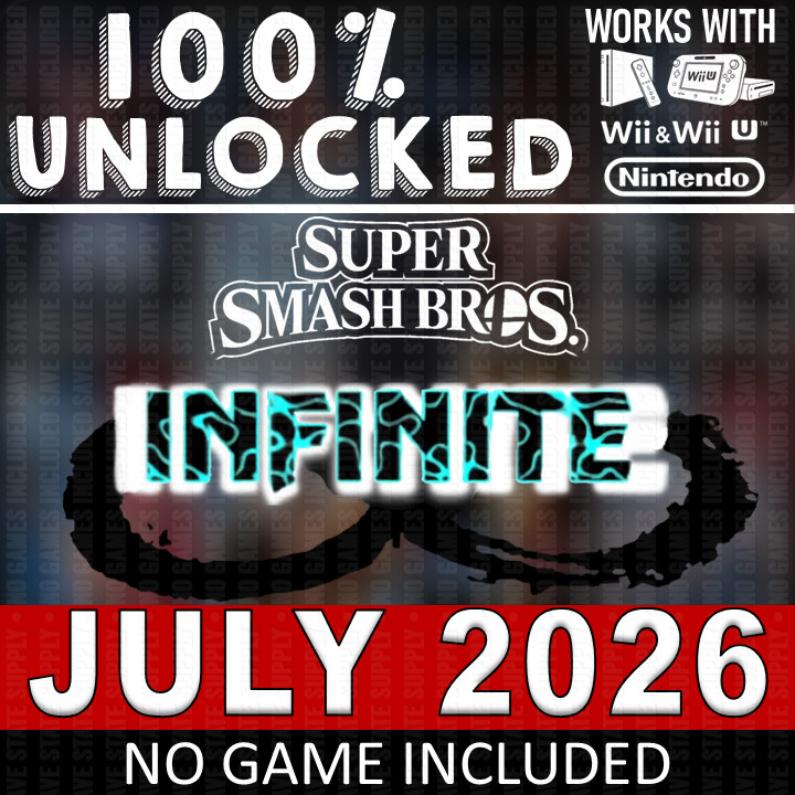 Super Smash Bros. Infinite Nintendo Wii SD Memory Card 100% UNLOCKED