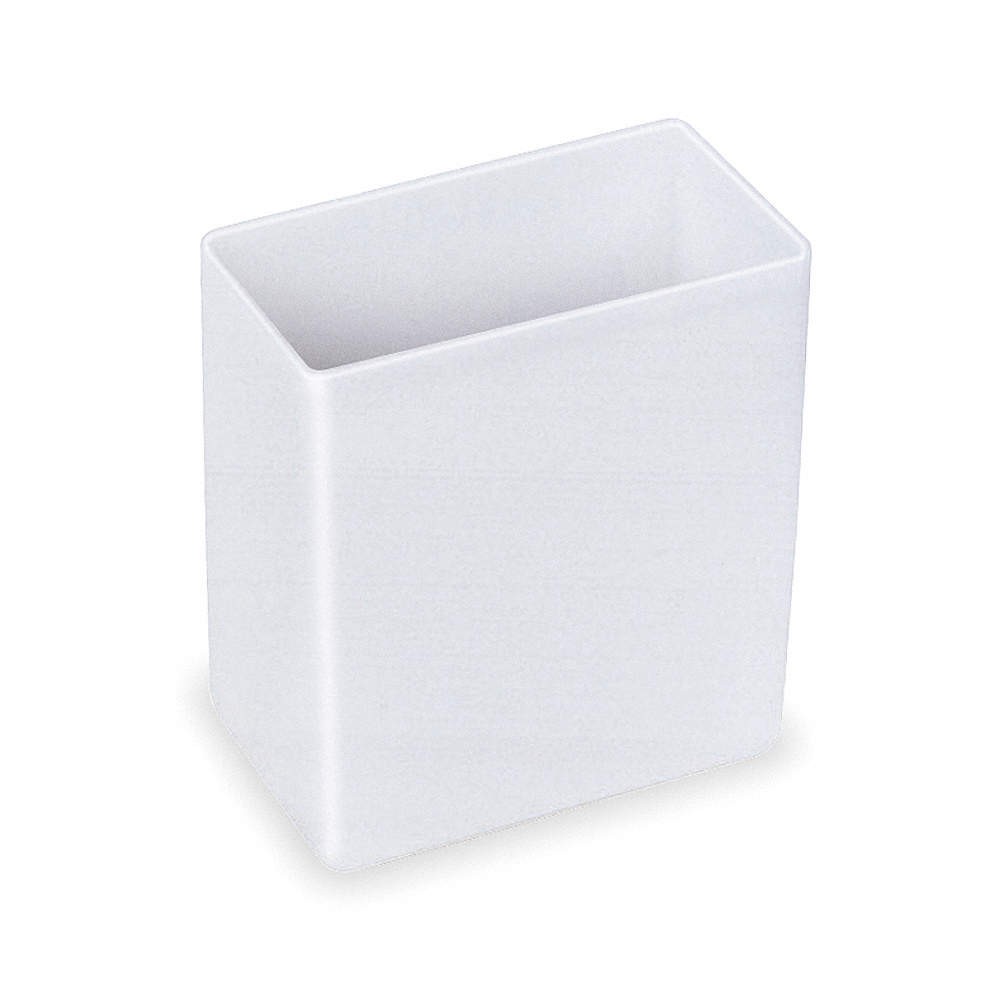 AKRO-MILS 30101 Bin Cups,Clear,Polymer,3 in 4TJ75