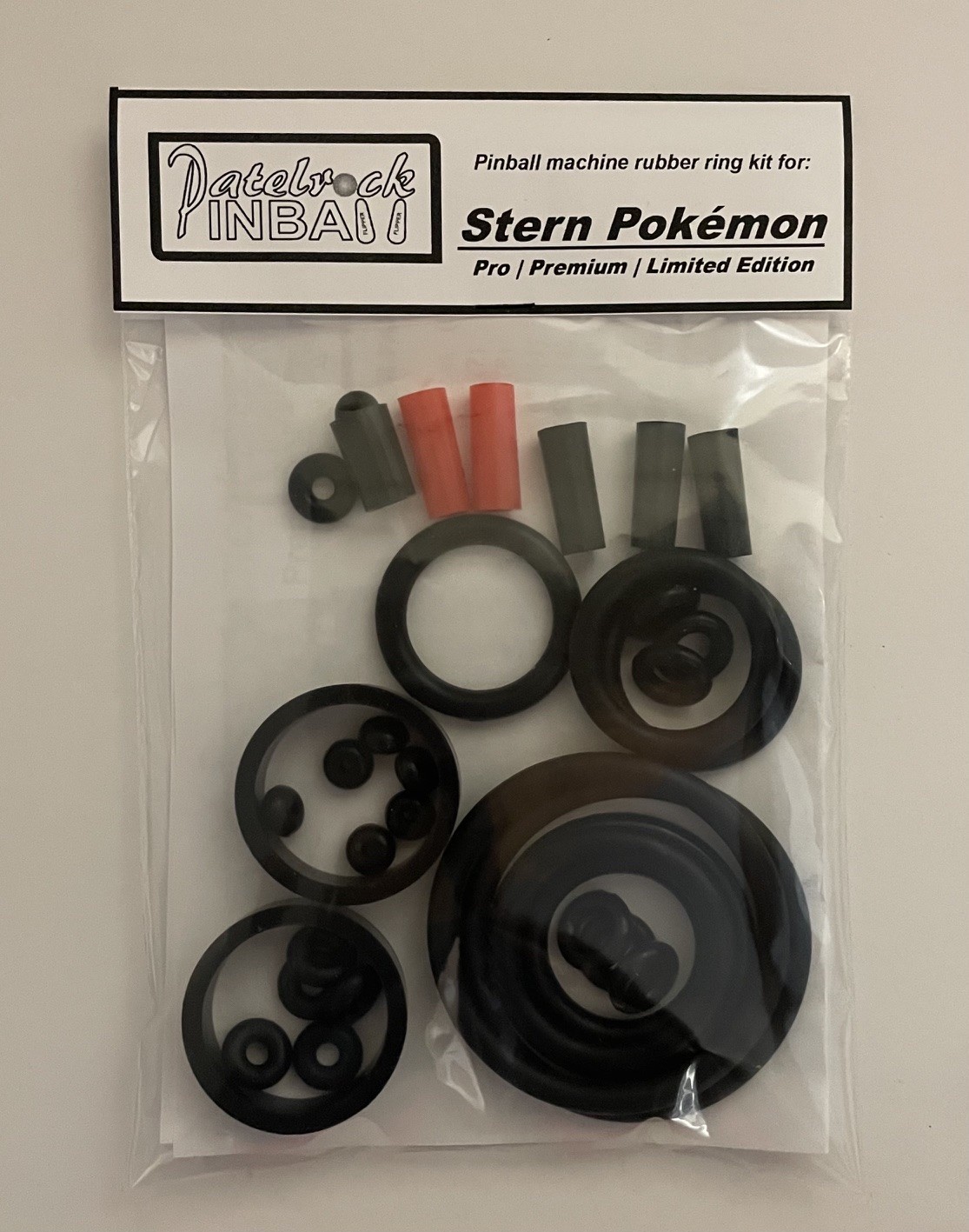 Stern Pokémon Pro| Premium | Limited Edition Pinball Machine Rubber Ring Kit