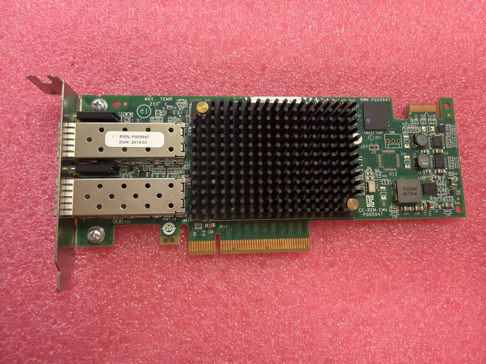 EMULEX LIGHTPULSE LPE16002 DUAL-PORT HBA CARD