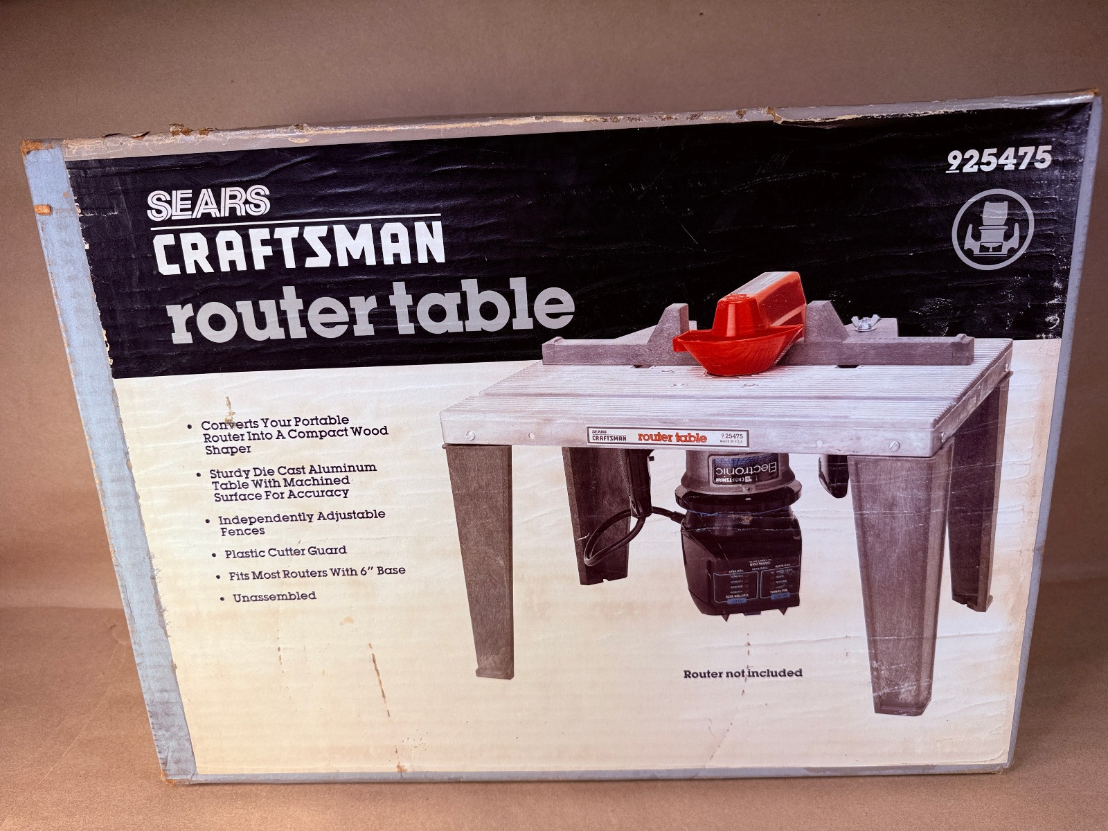 NOS - In Box Sears Craftsman Router Table 9-25475 - Never Assembled or Used