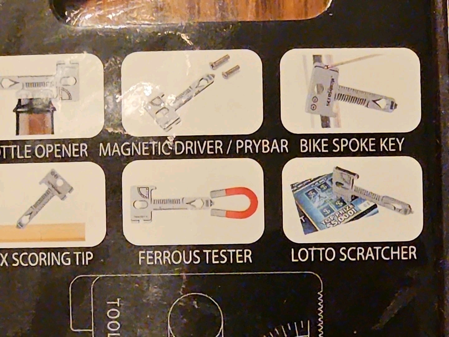 Screwpop Toolkey II Original Keyshape 17+ Multi-tool