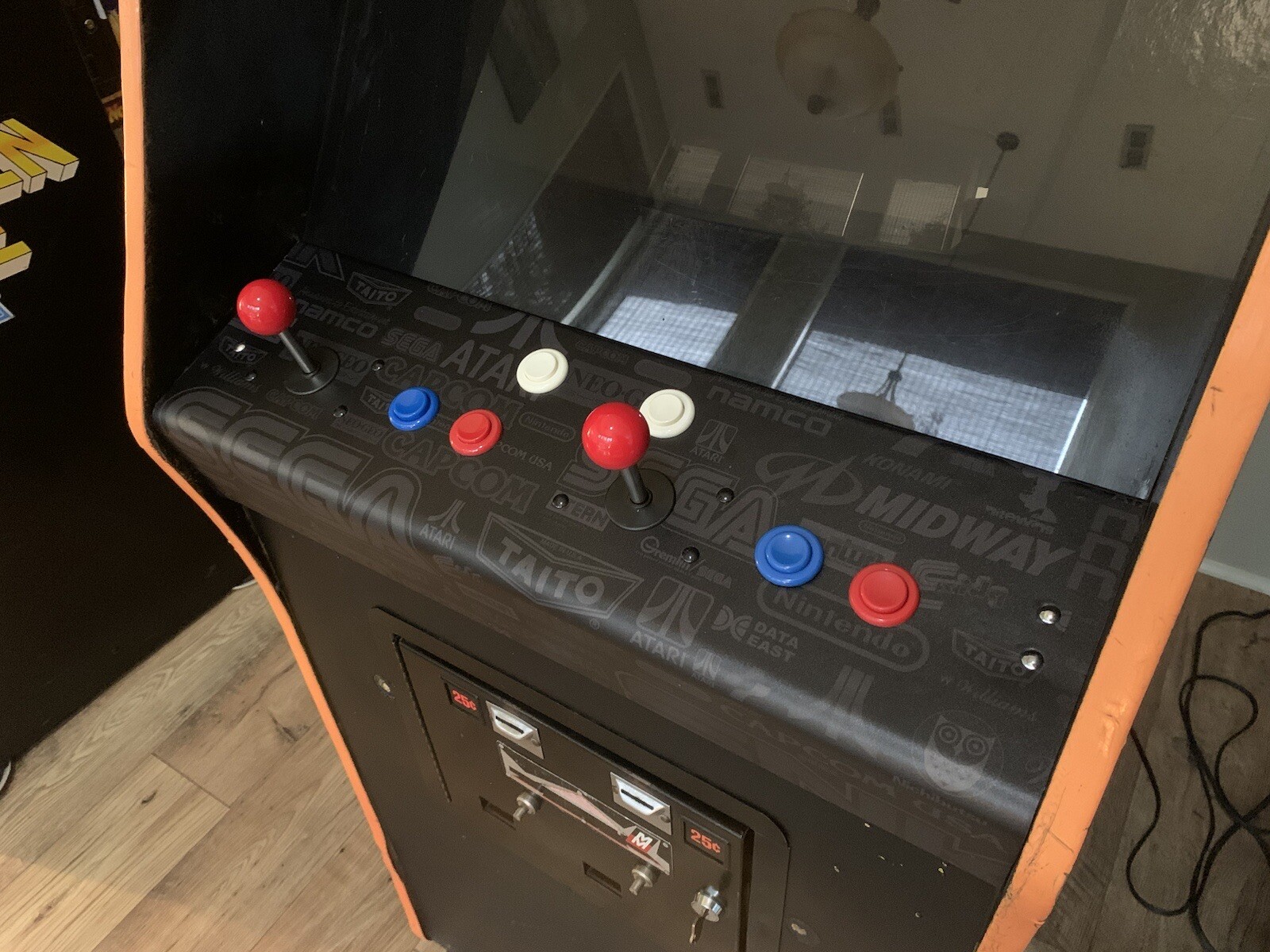 Generic Arcade Logo Laminated Control Panel Overlay (CPO) - 33" x 17"
