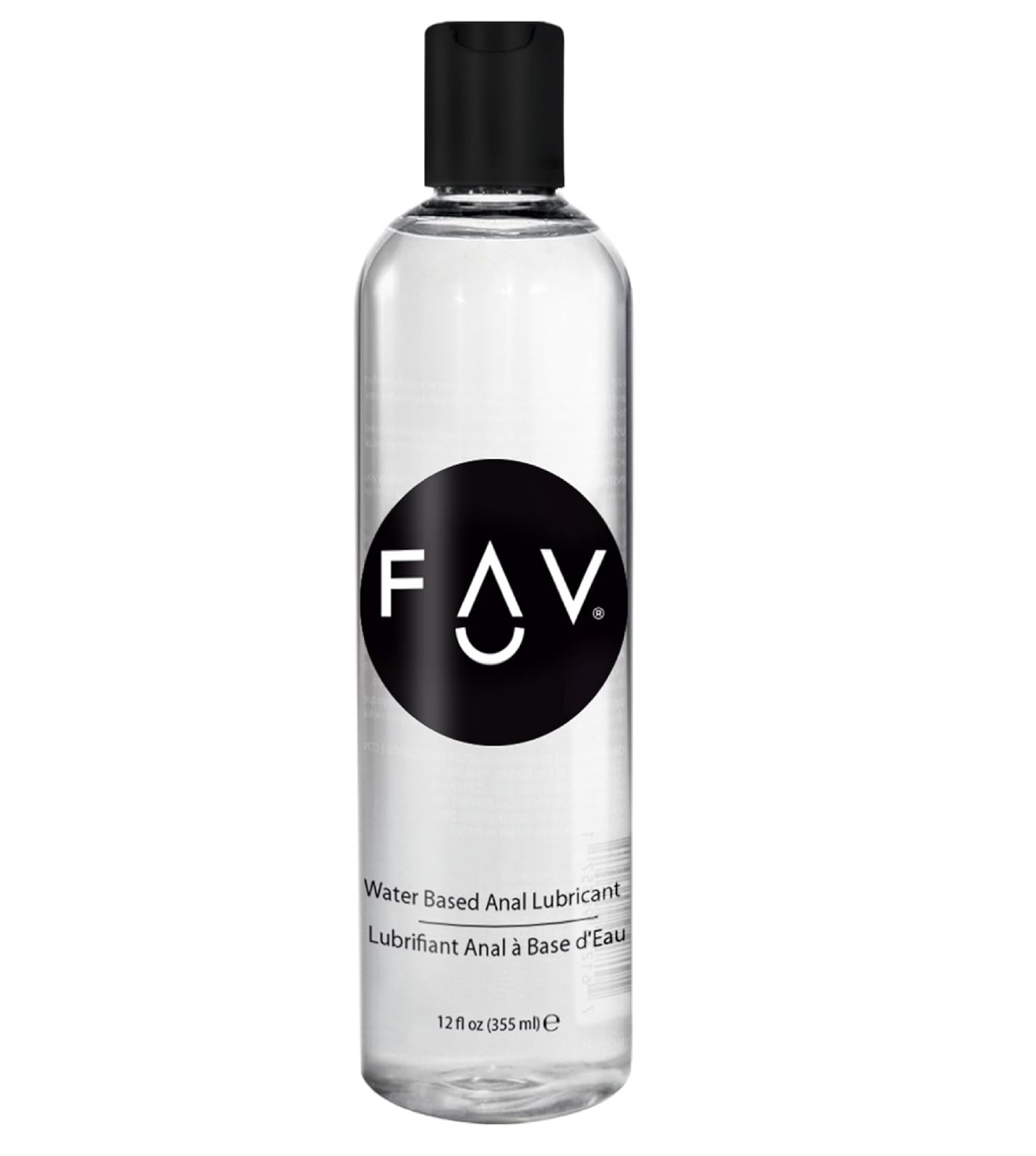 FAV Water Based Anal Personal Lubricant, Slippery and Rich Backdoor Lube | 12 oz