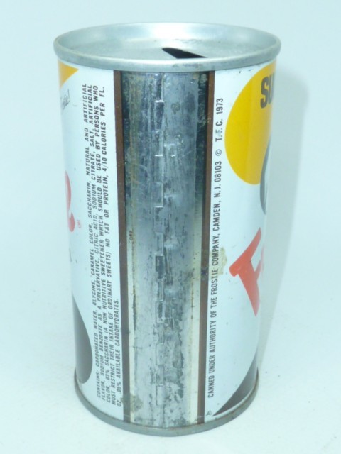 Empty Top Opened 12oz Frostie Sugar Free Root Beer S.S. Pull Tab