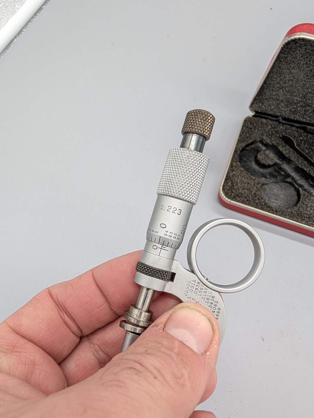Starrett No.223RL Paper Micrometer