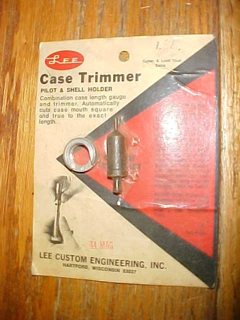 Lee Precision Case Length Trimmer Gauge & Shell Holder for 44 Magnum