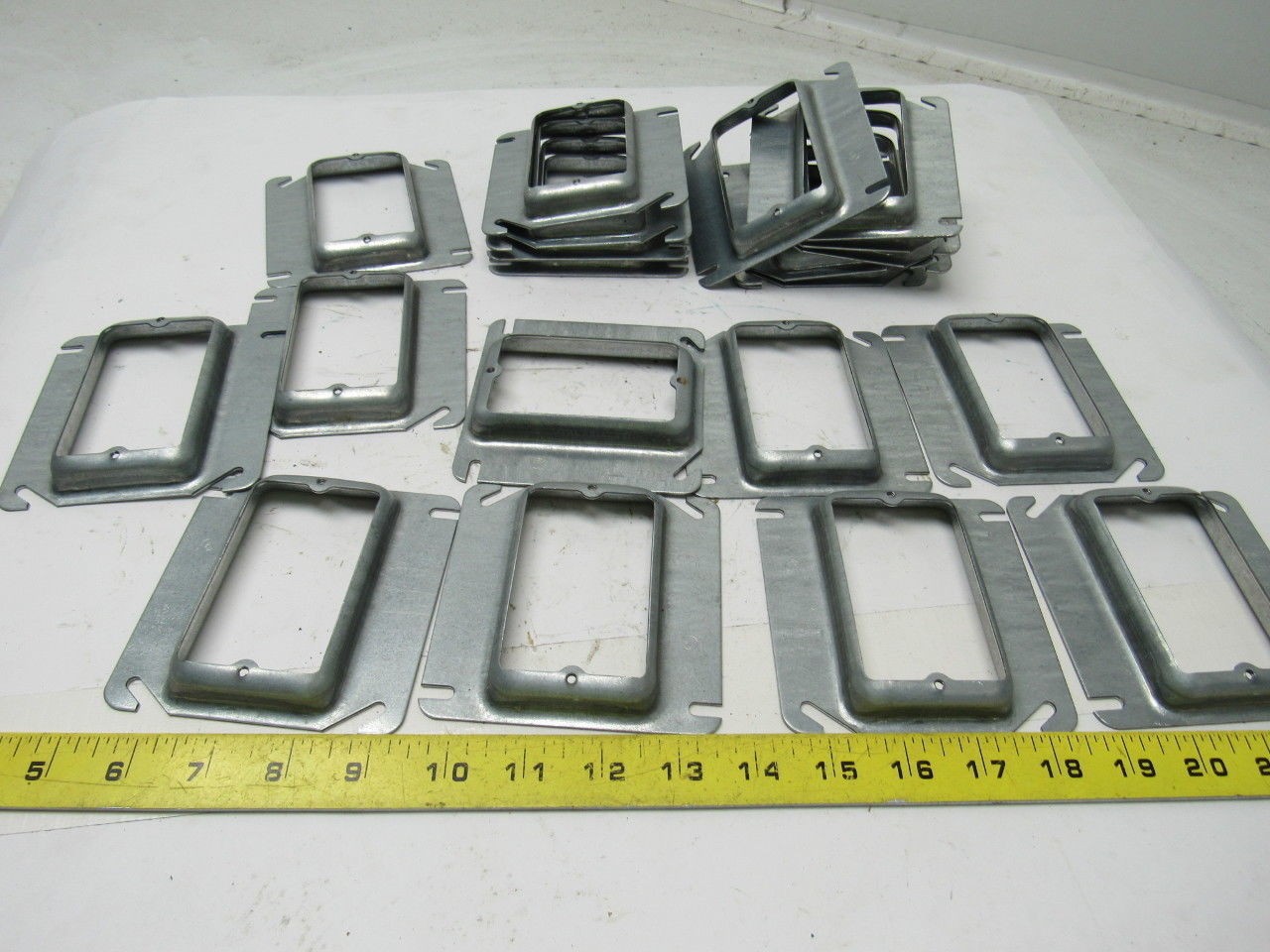 Steel Outlet Box Cover 1-15/16"x3-1/8" Opening Lot of 20
