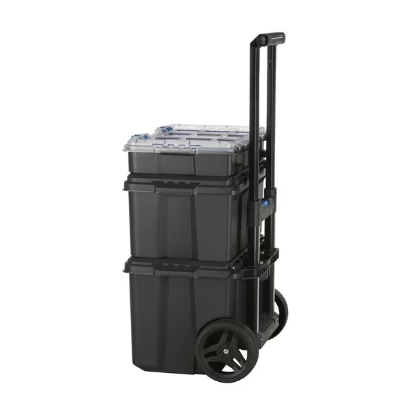 HART Stack System, Mobile Tool Storage and Organization, Black & Blue
