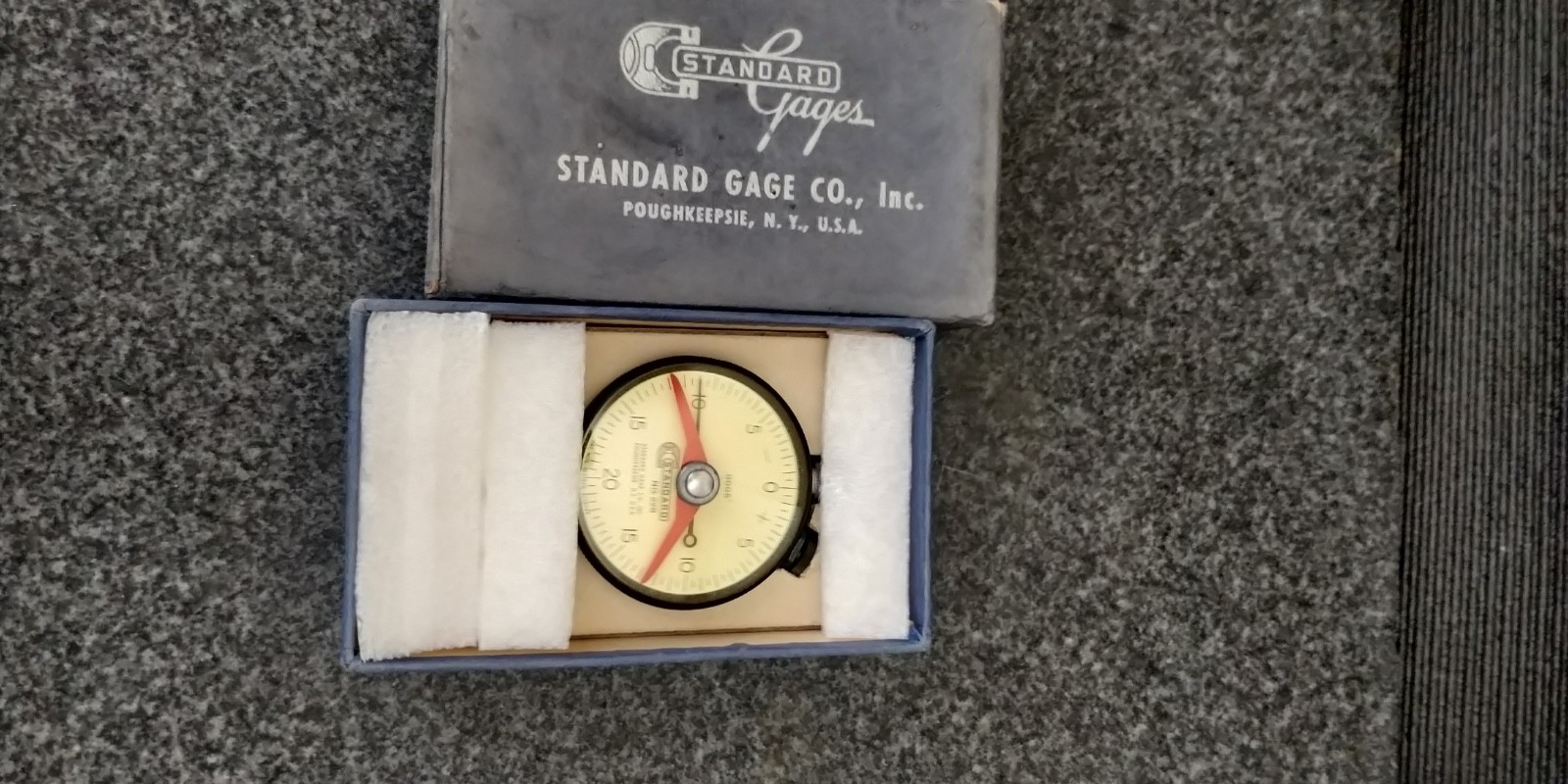 Standard Gage Dial Indicator #228 (1-T) .0005" range = .100"