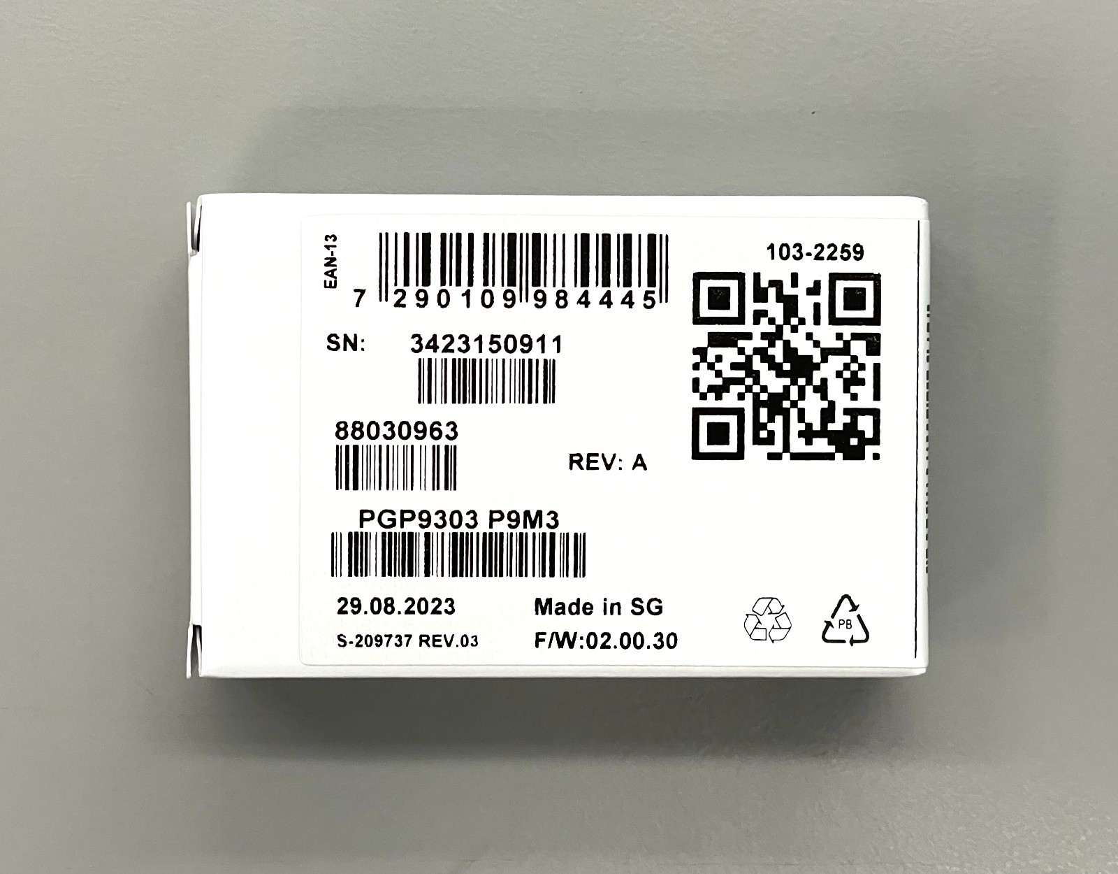 NEW SHIPS FREE DSC Wireless Door/Window Contact, Slim, PowerG+, White REV A