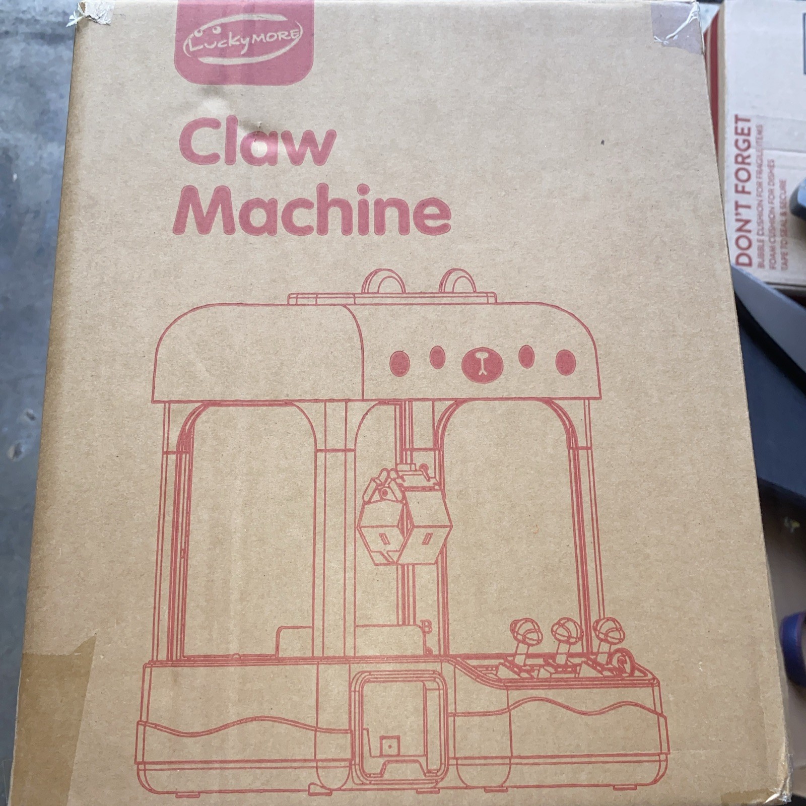 Luckymore Claw Machine for Kids Adults with Prizes, Sound & Light Crane Machine