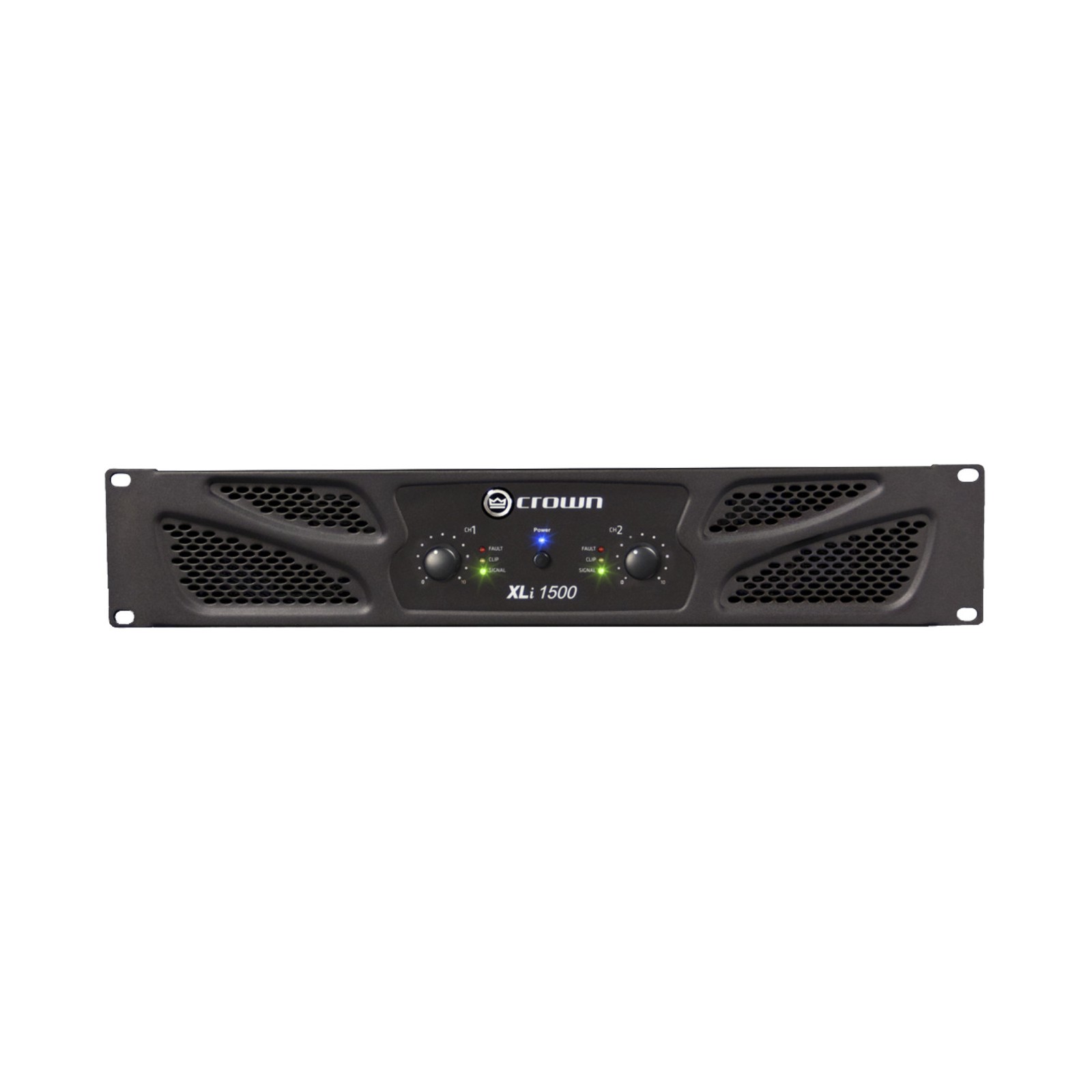 Crown XLi 1500 Stereo 450 Watt Amp 4 Ohms 2U Rack Stereo Power Amplifier