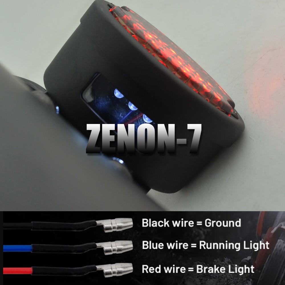 Motorcycle Side Mount License Plate Bracket Tail Light For Harley Chopper Bobber
