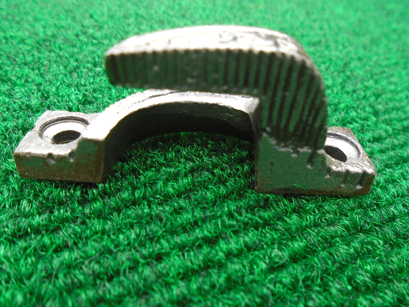 ONE 2 1/4" EASTLAKE STYLE SASH WINDOW LATCH KEEPER - CAST IRON (33290)