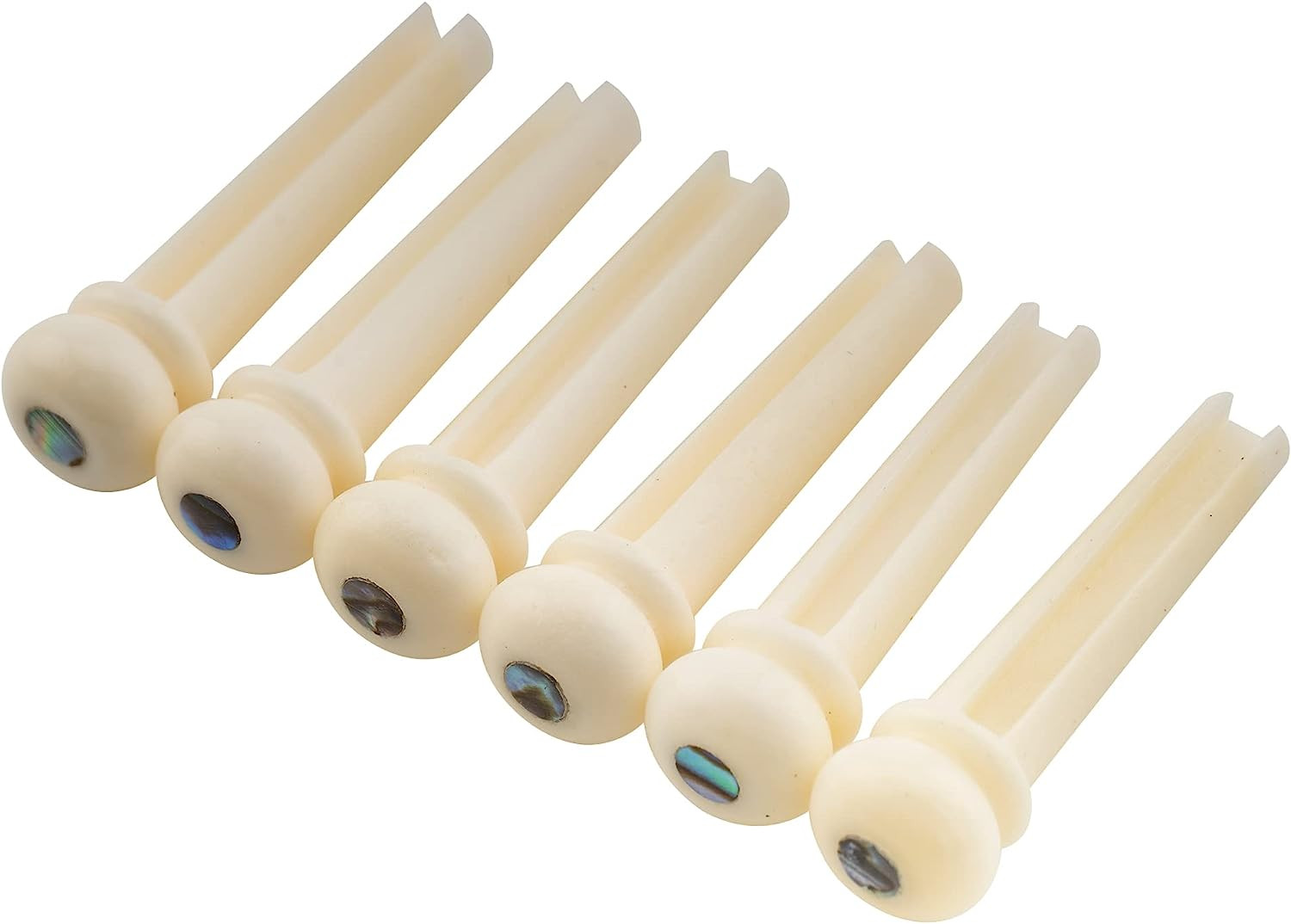 Slotted Acoustic Guitar Buffalo Bone Bridge Pins for Martin Taylor Guitar Replac