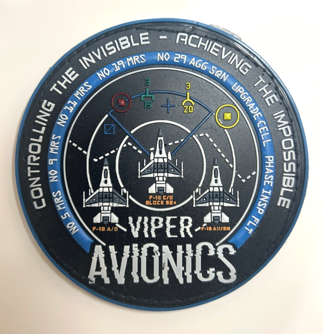VIPER AVIONICS / TEAM AVIONICS - F-16 VIPER -HIGH QUALITY PVC PATCH