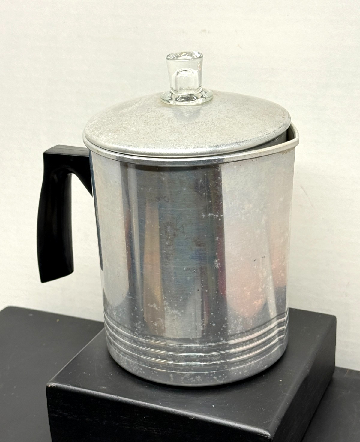 Vintage Chilton 5-7 Cup Aluminum Stove Top Camping Cowboy Percolator Coffee Pot