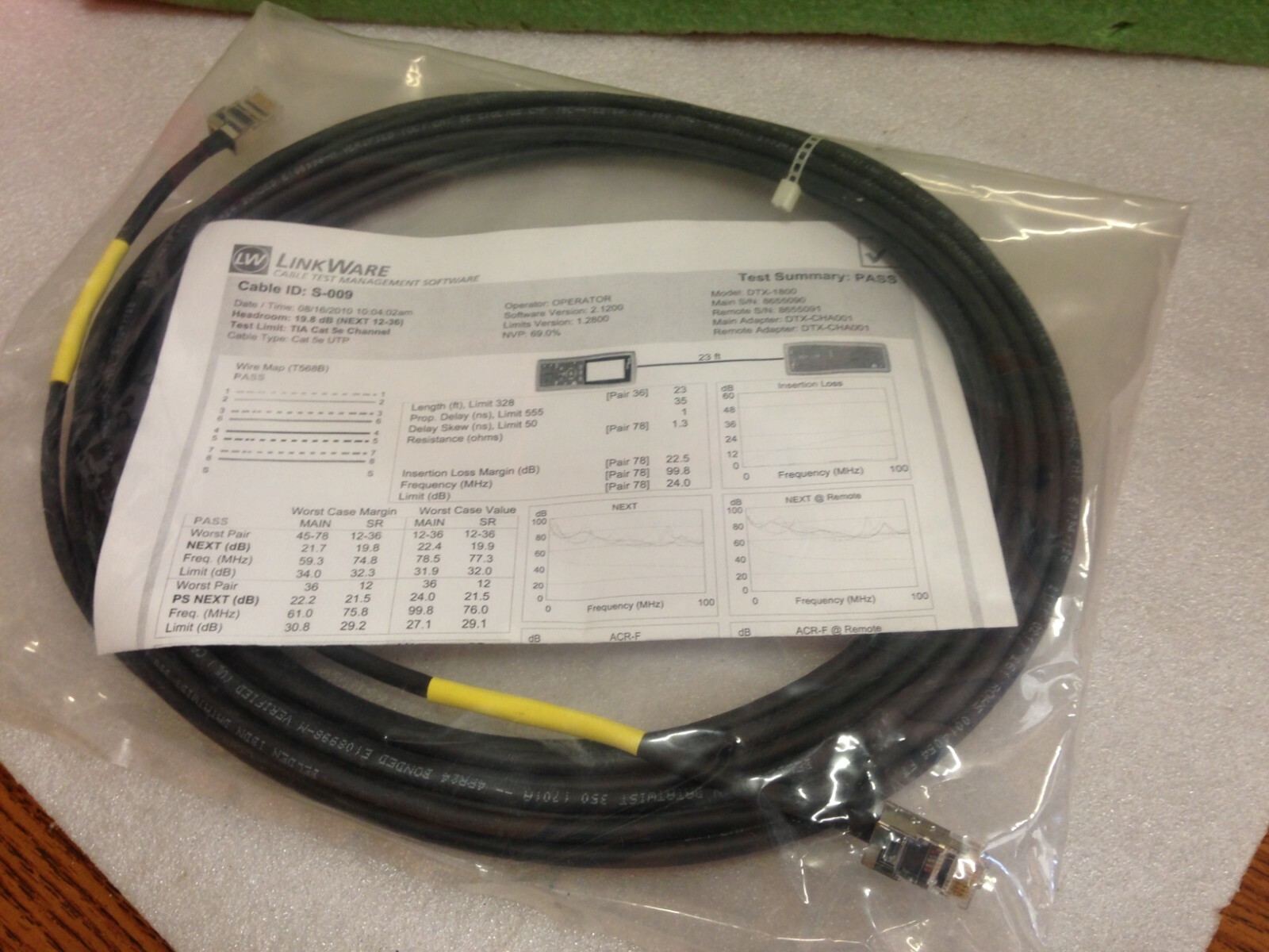 19 pcs Fluke CABLE TEST MANAGEMENT SOFTWARE,LINKWARE   *be43