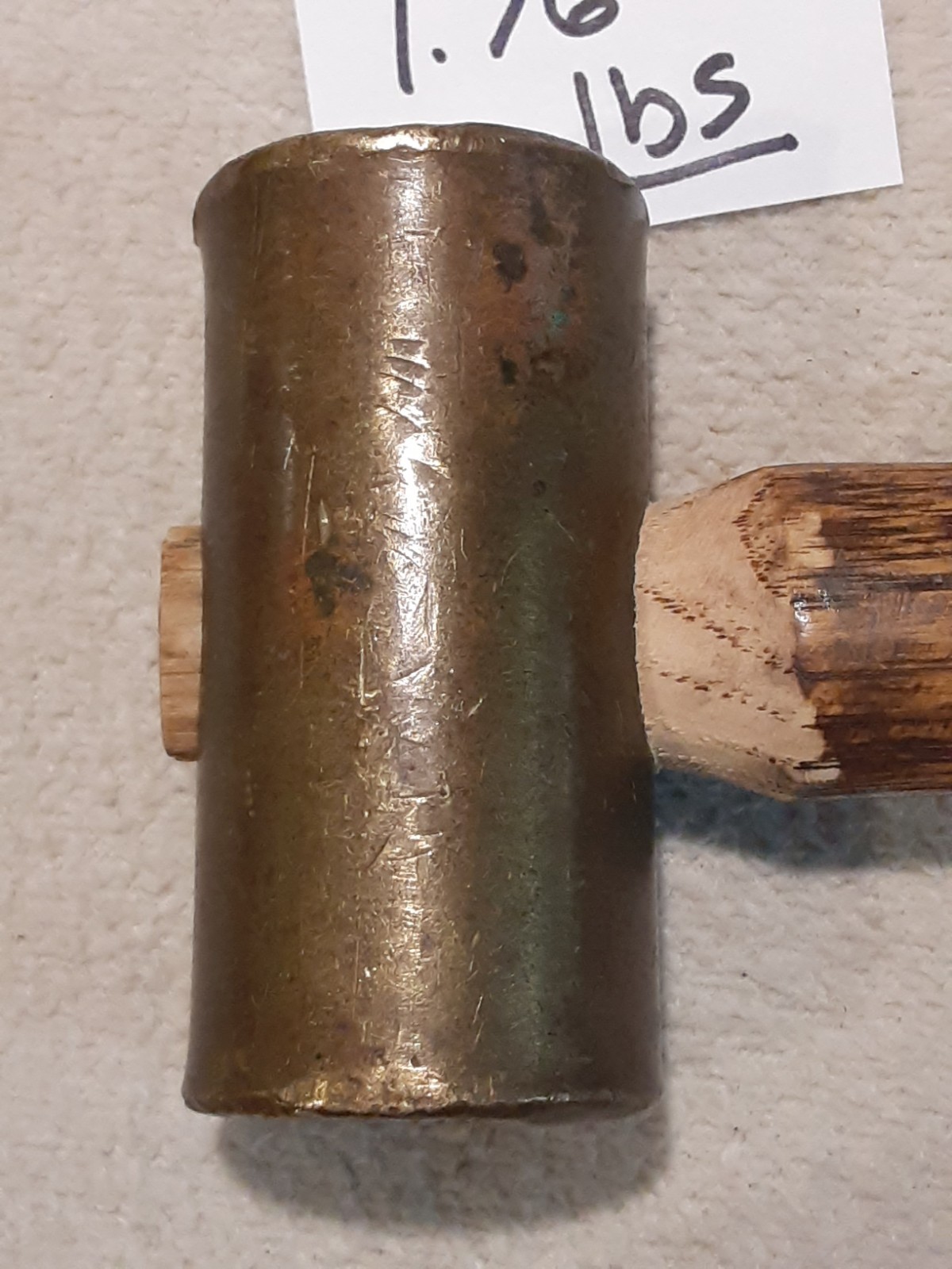Brass Hammer Overall 1.76 LBS