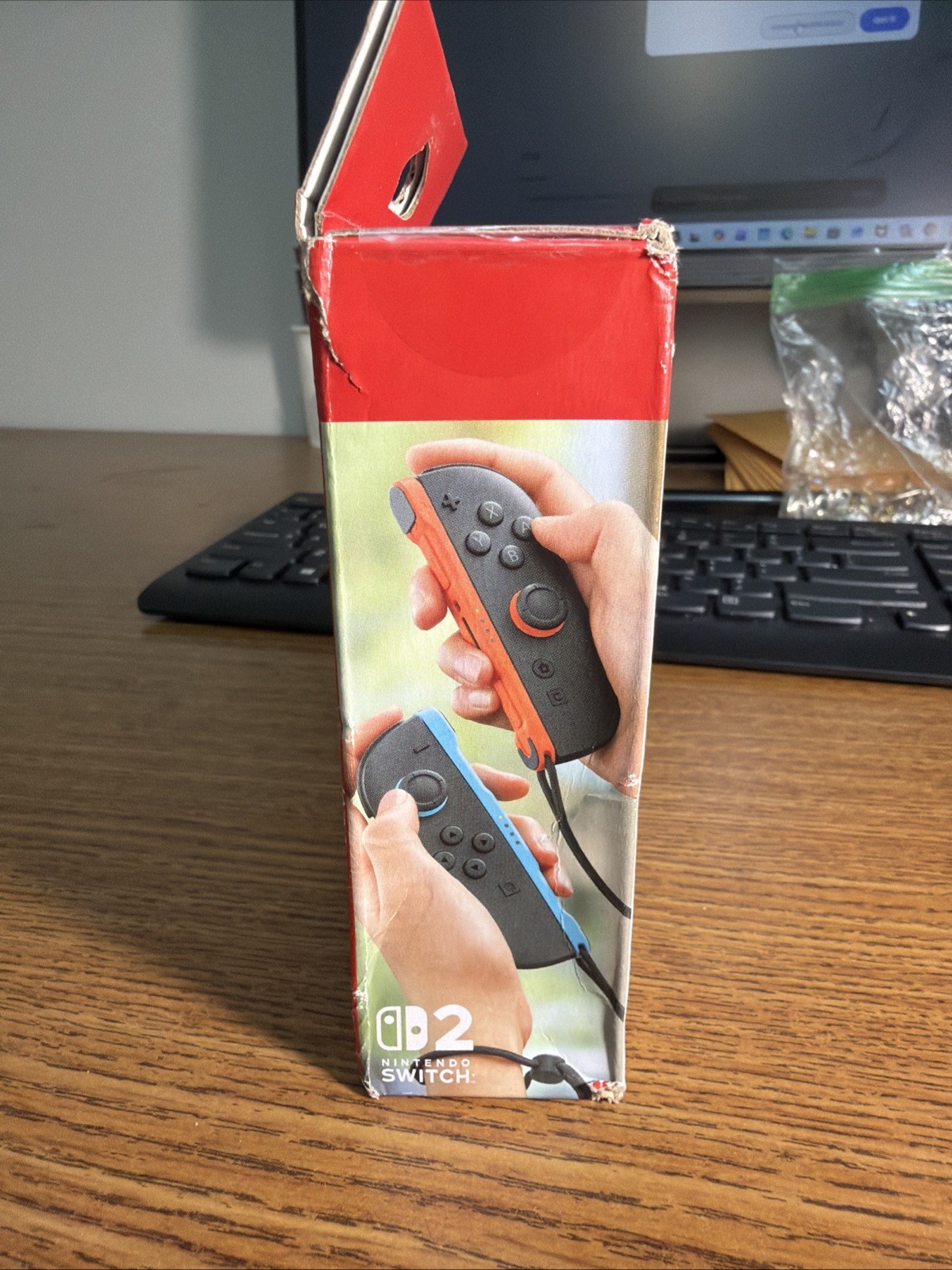 Authentic Nintendo Switch 2 Joy-Con Joycons L/R Light Blue/Red BRAND NEW SEALED
