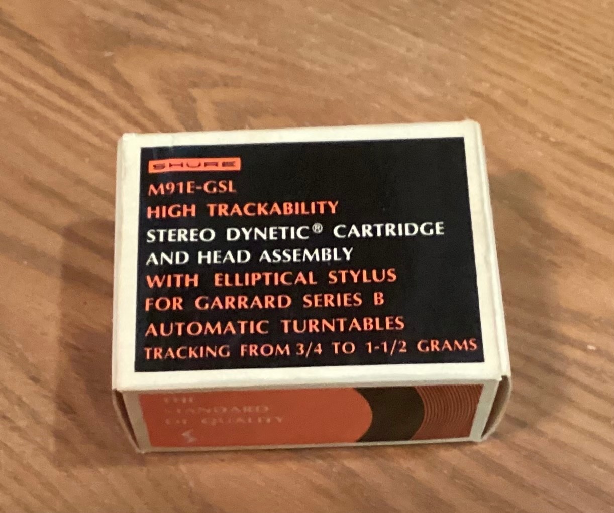 Shure M91E Stereo Dynetic Phonograph Cartridge Head Assembly for Garrard