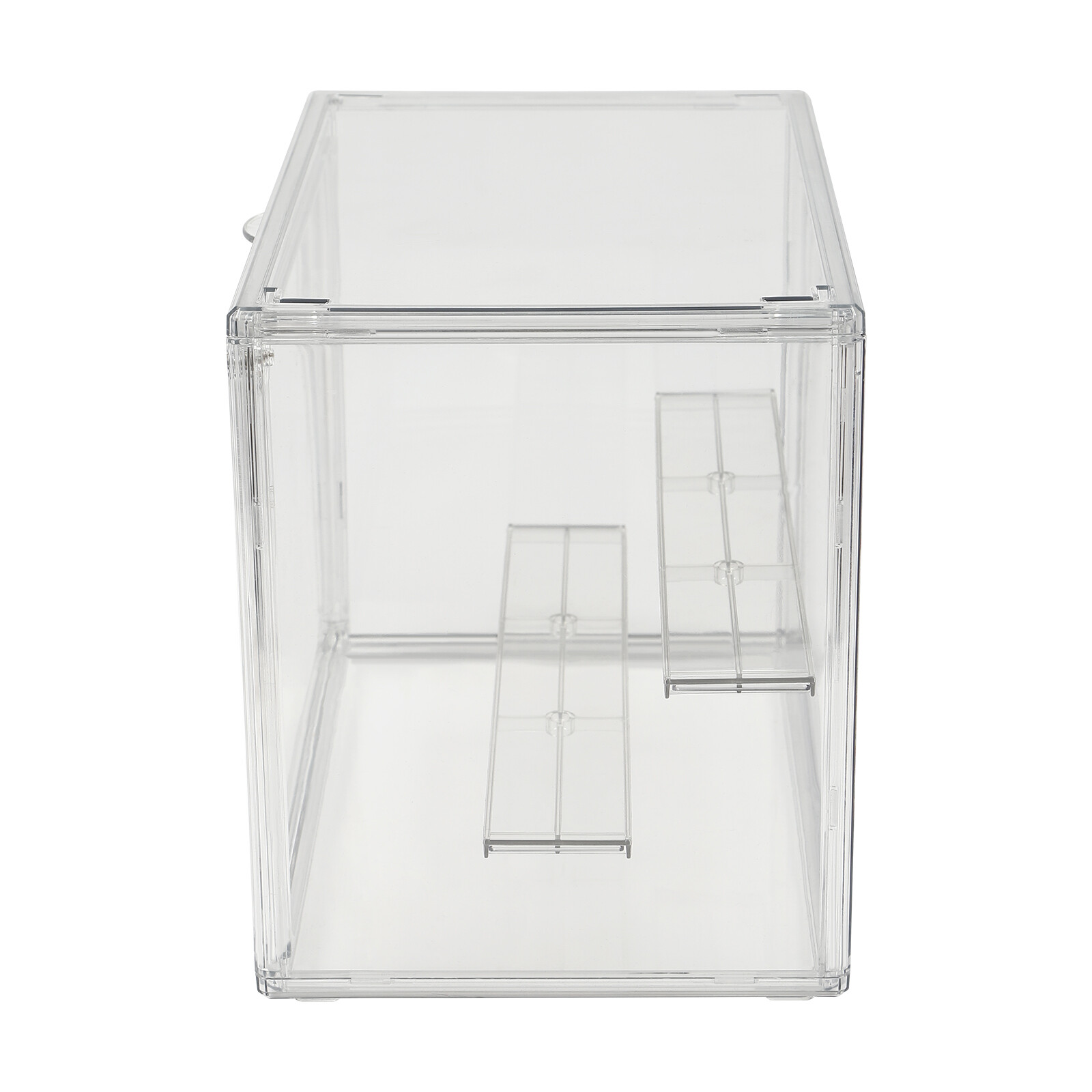 Clear 2-Tier PET Display Case Countertop Bread Cake Cupcake Storage
