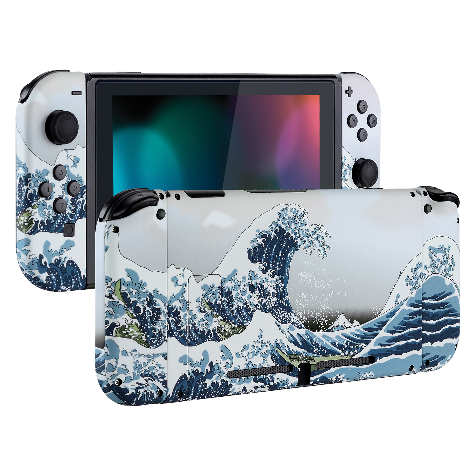 eXtremeRate Backplate Joycon Shell Buttons Replacement for Nintendo Switch USA