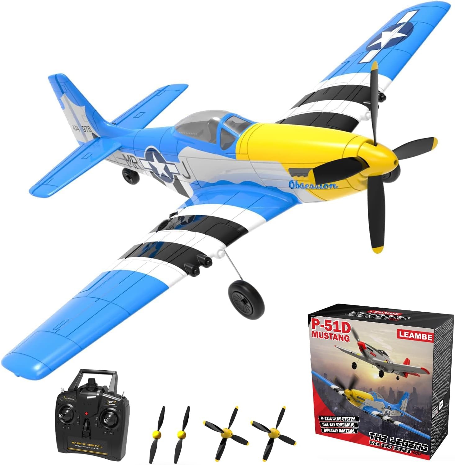 RC Plane 4 Channel – Ready to Fly Aerobatic Easy Control