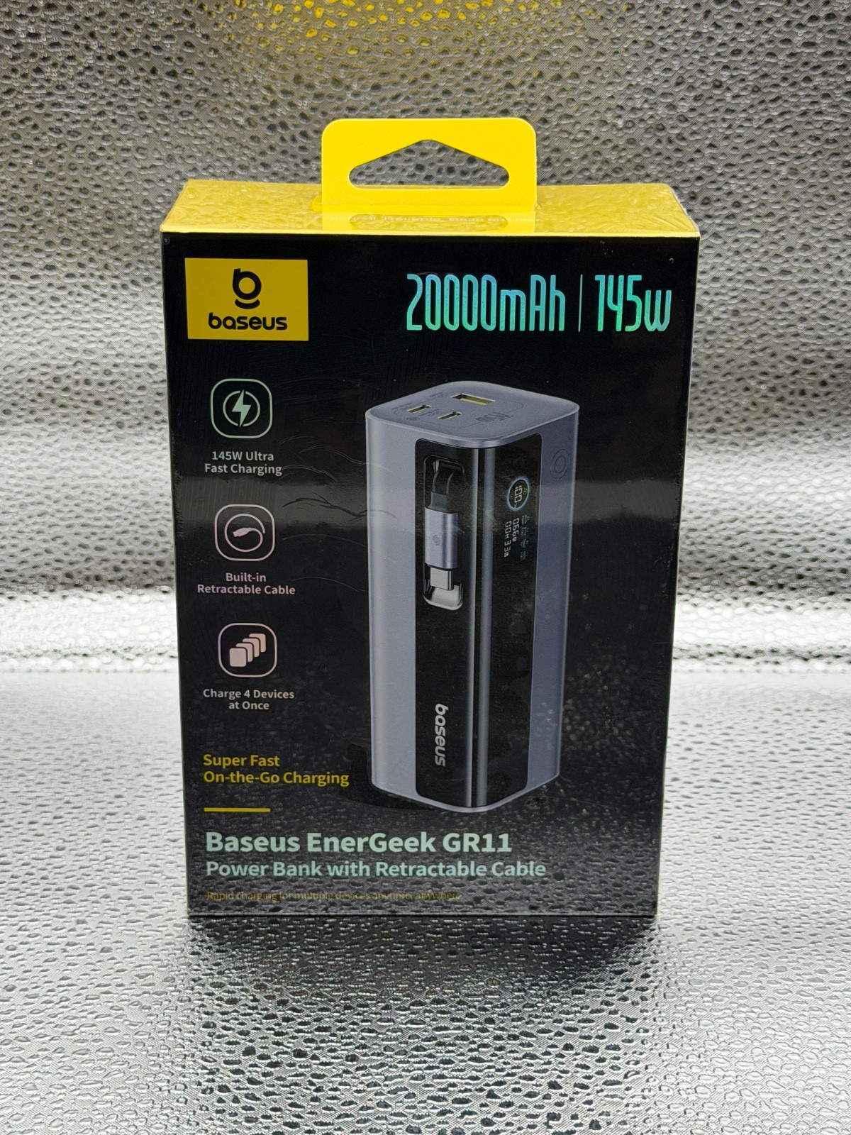 BASEUS ENERGEEK GP11 145W 20000mAh FAST CHARGING PORTABLE POWER BANK - [NEW]