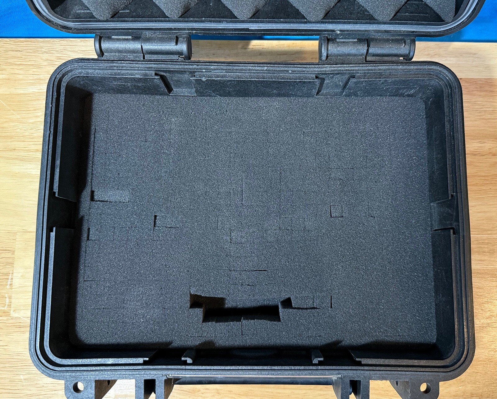 Black MONOPRICE Weatherproof Hard Case with Customizable Foam