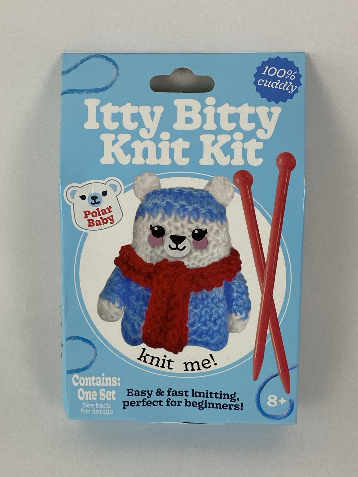 Itty Bitty Knit Kit Polar Beginners Knitting Kit NEW