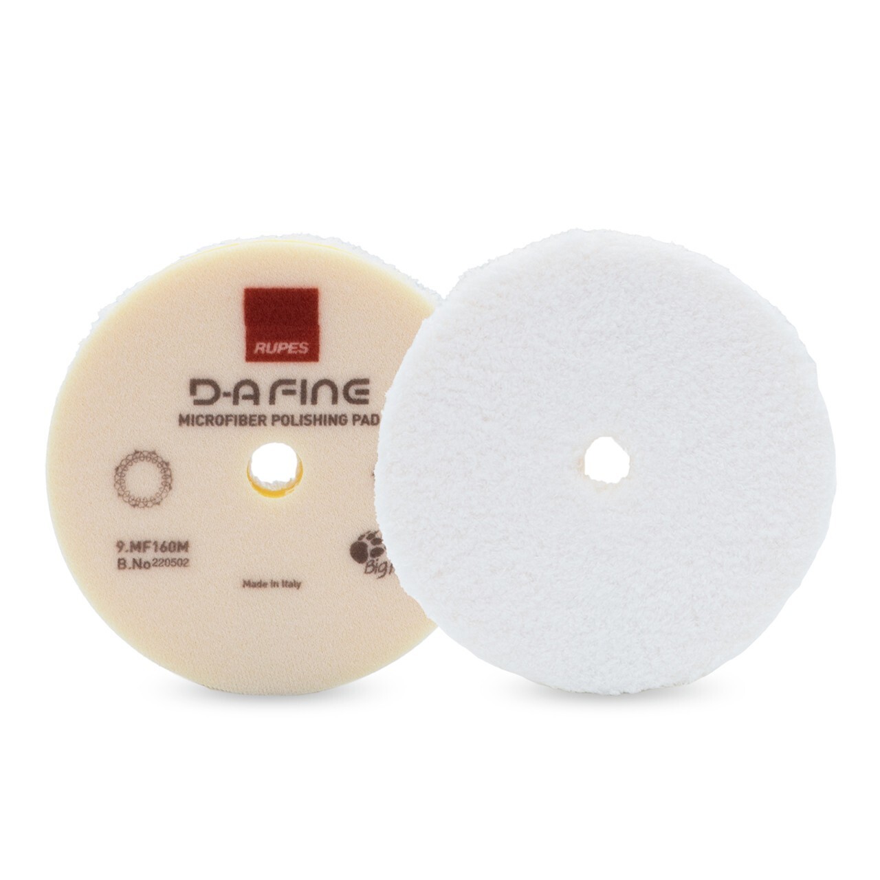 RUPES DA Fine Microfiber Pad 6 Inch Yellow