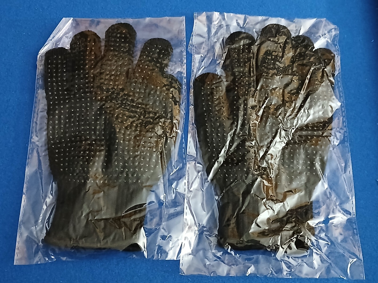NEW Unisex Adult Size Double Sided Non-Slip Gloves, Black ~ For Heat Press Use