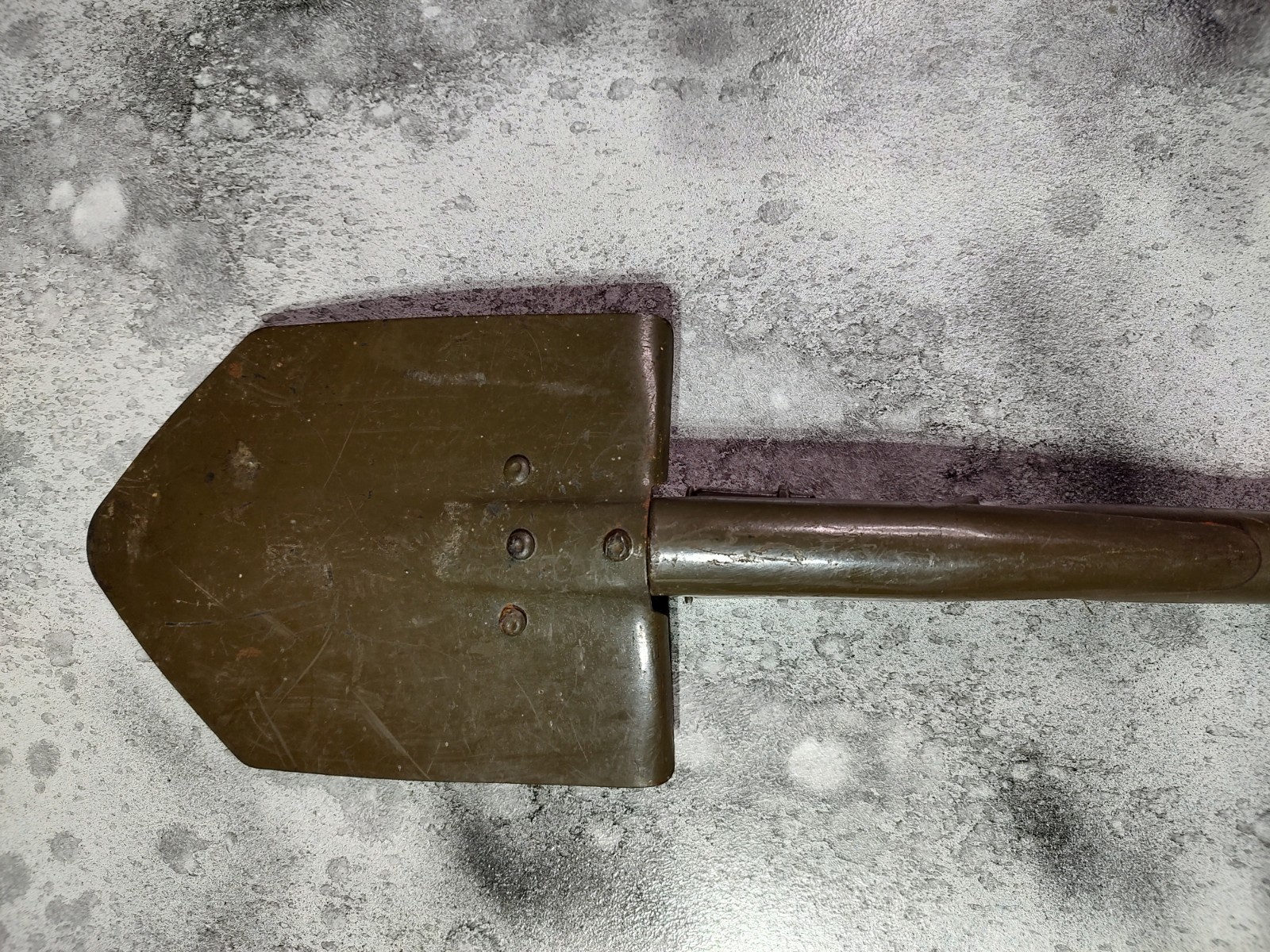 Vintage Original Military E-Tool Shovel Made In Taiwan