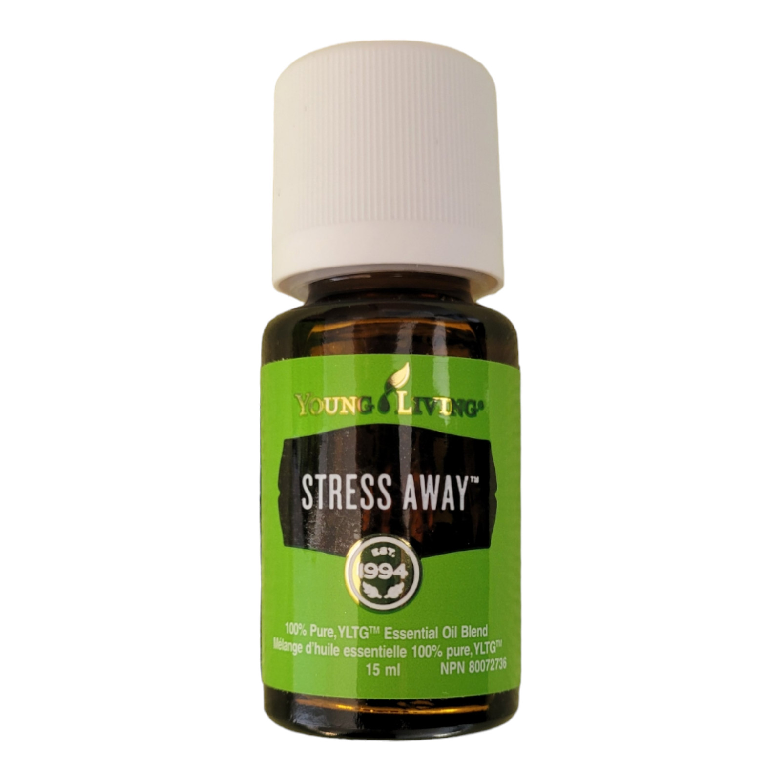 Young Living Stress Away (15ml) - New - Free Shipping - Exp: 07/2028