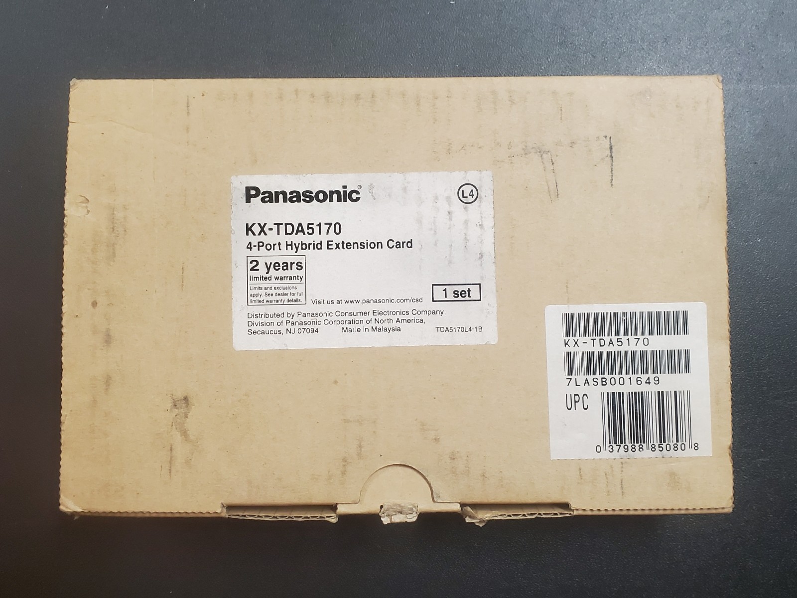 Panasonic KX-TDA5170 4-Port Hybrid Extension Card *NEW IN BOX*