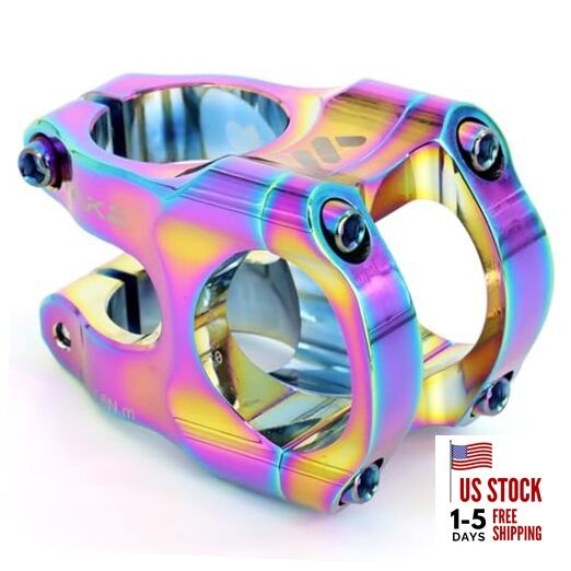 Bike Stem 31.8 Stem 35mm Mountain Bike Stem 0 Degree 31.8mm 35 mm Colorful