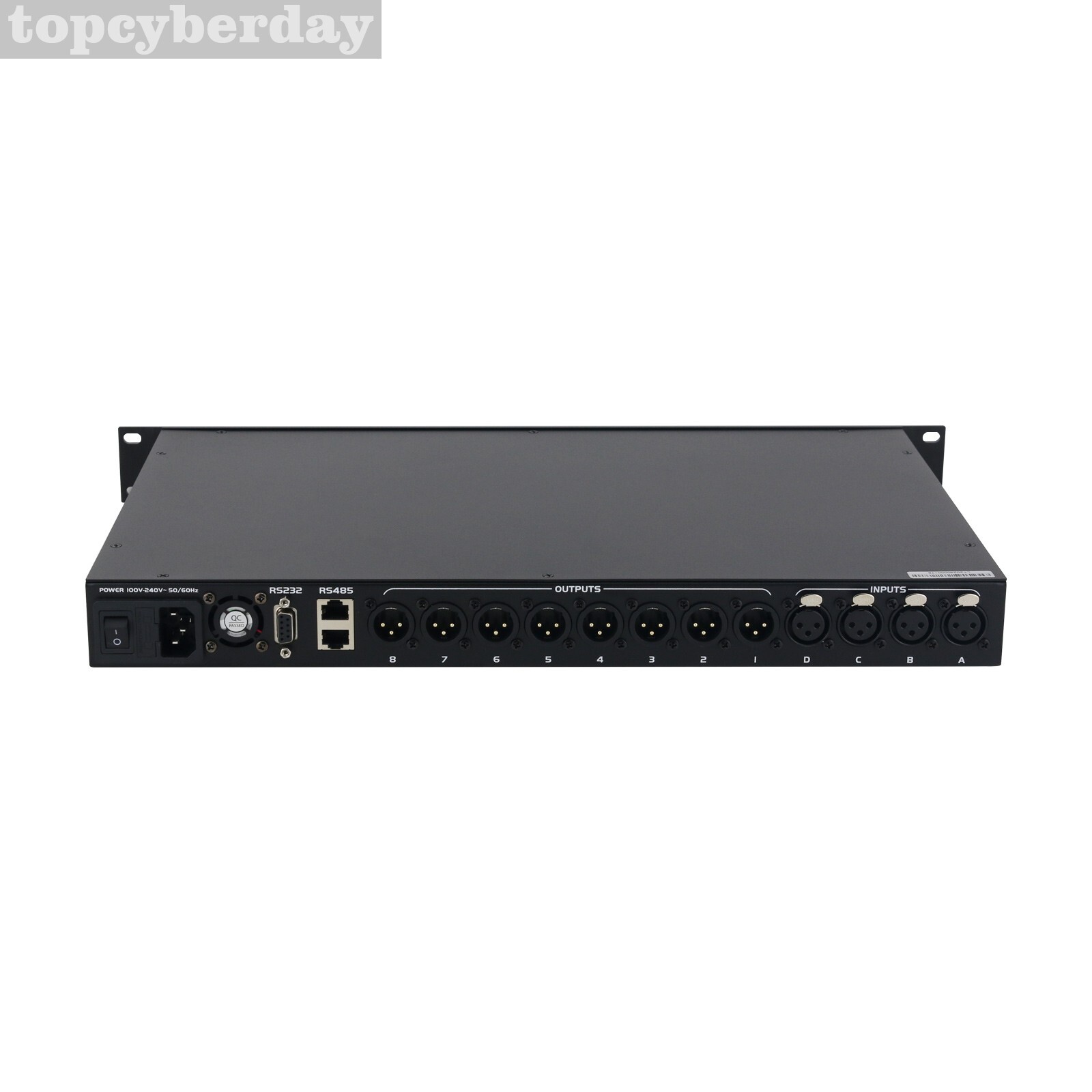 DS48 24Bit 96KHz Digital Audio Processor Audio Management System 4 In 8 Out
