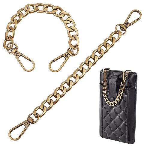 Purse Strap Extender, 2pcs Purse Handles Bag Extender 8 Inch Antique Bronze