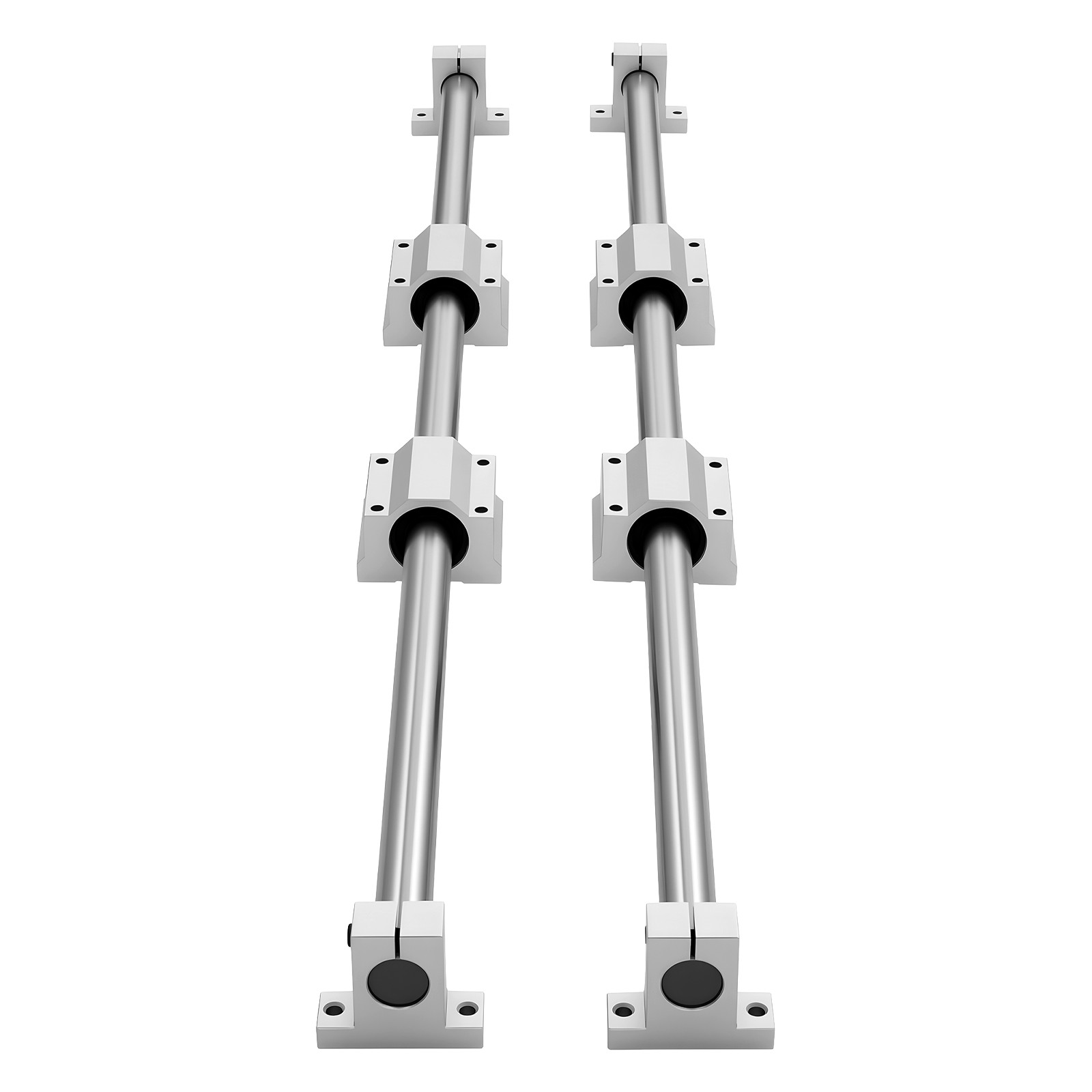 Linear Rail Kit, SFC25, 2Pcs 1000 mm Linear Motion Guide Rails and 4Pcs
