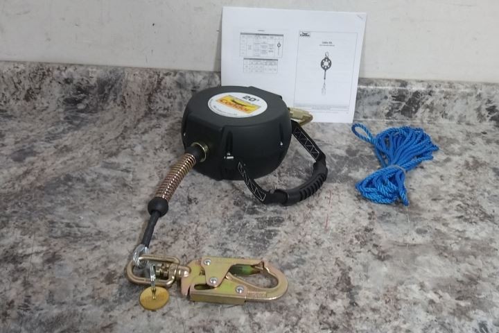 Condor 22RT98 20 Ft L 310 Lb Weight Cap Self-Retracting Lifeline