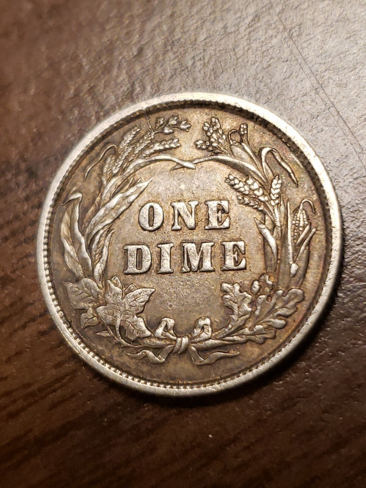 1899 P Silver Barber Dime