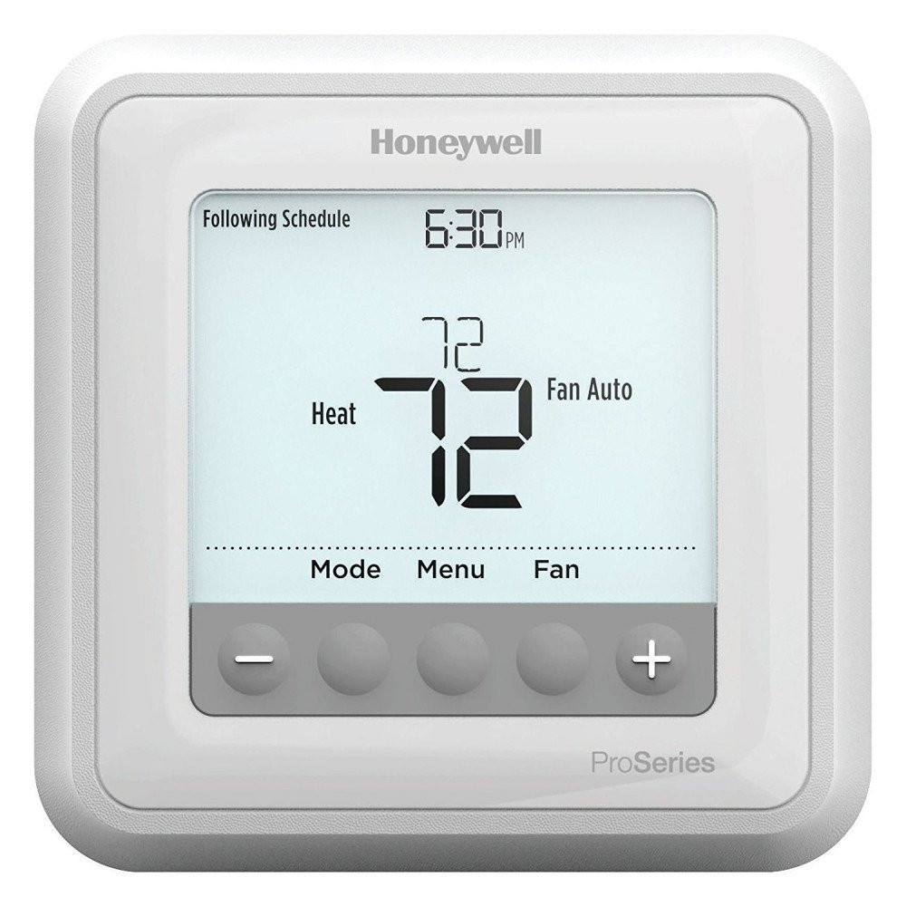 Programmable Thermostat 2 Heat 1 Cool Heat Pump White NEW
