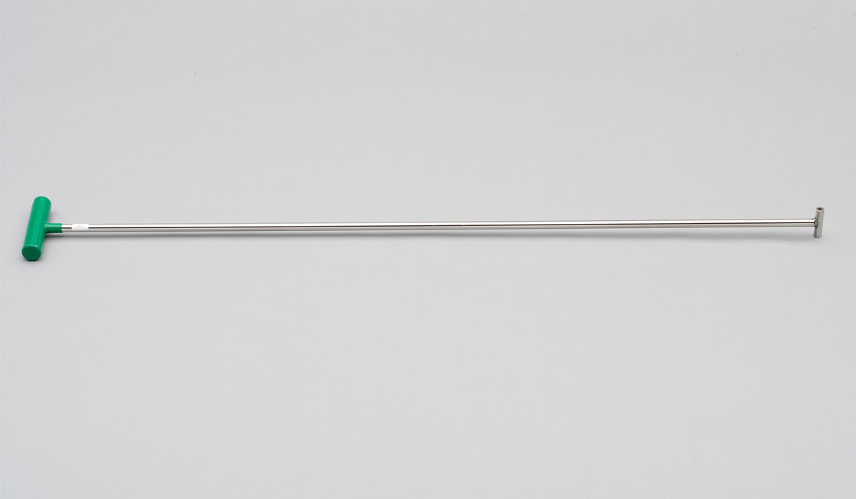 HR-48 1/2"diam,48" length, 2"toe(with tip), 90 angle double 5/16"  screw on tip